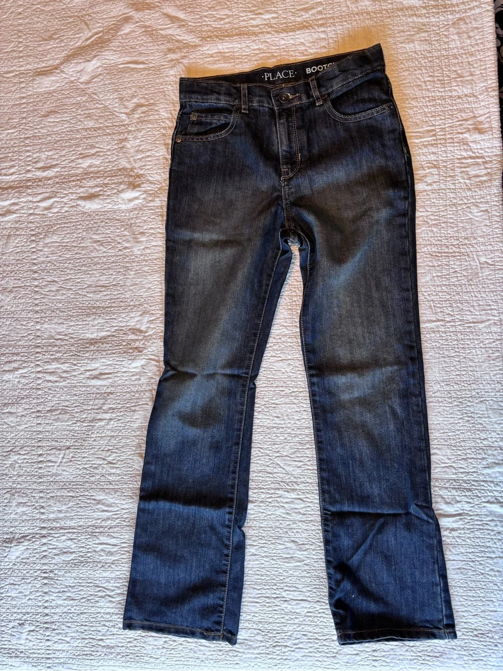 The Children's Place Dark Blue Bootcut Jeans